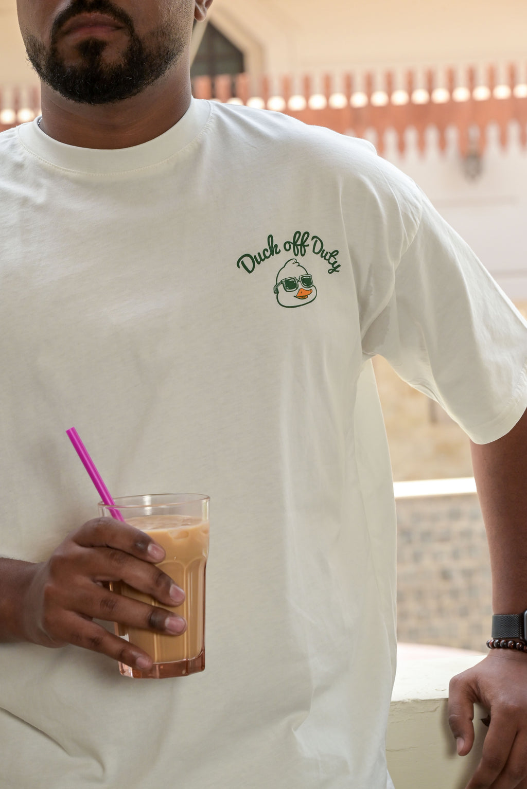 “Duck off Duty” Unisex Oversized Tee & Pants Set