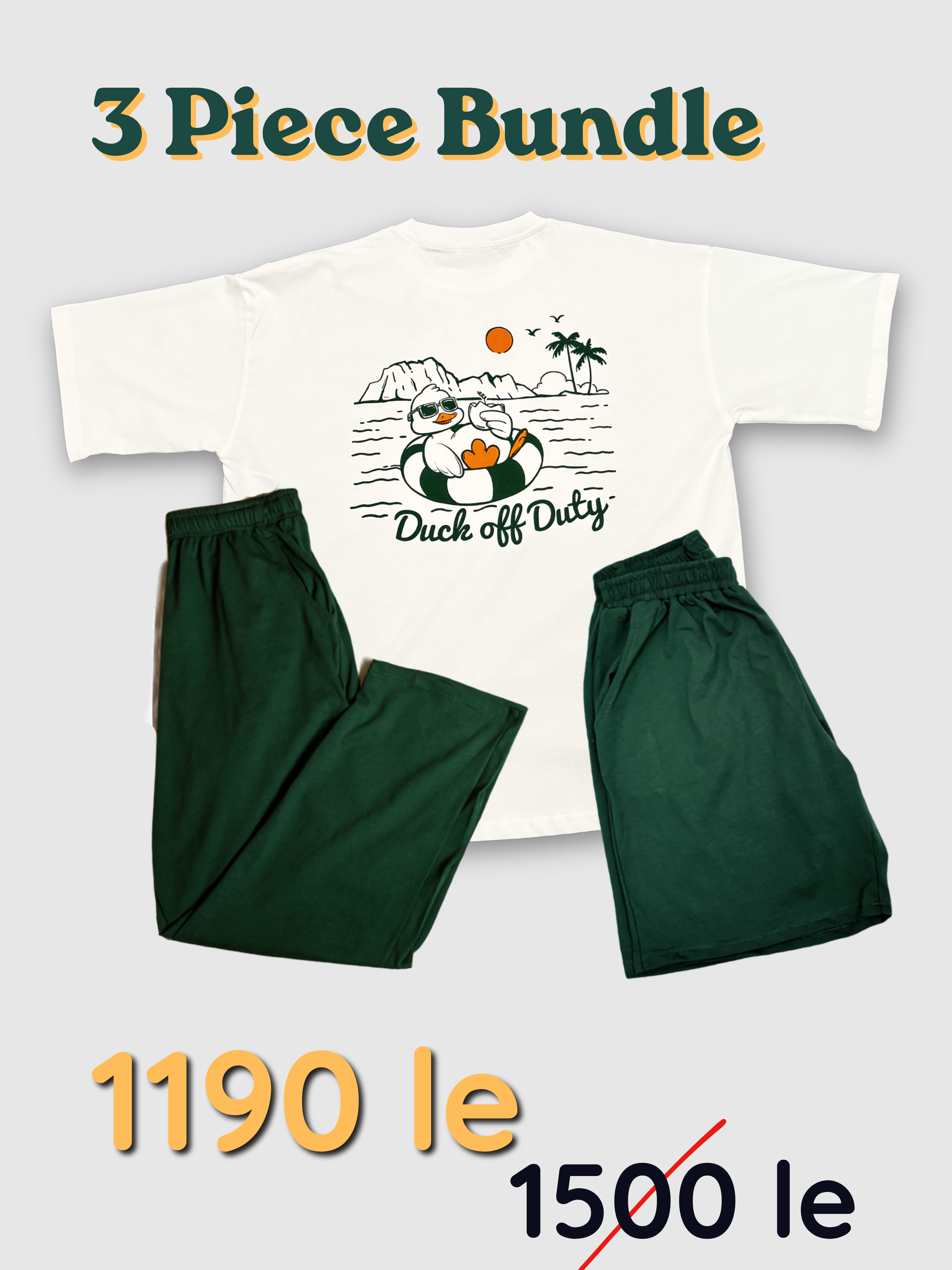 “Duck off Duty” 3 Piece Bundle